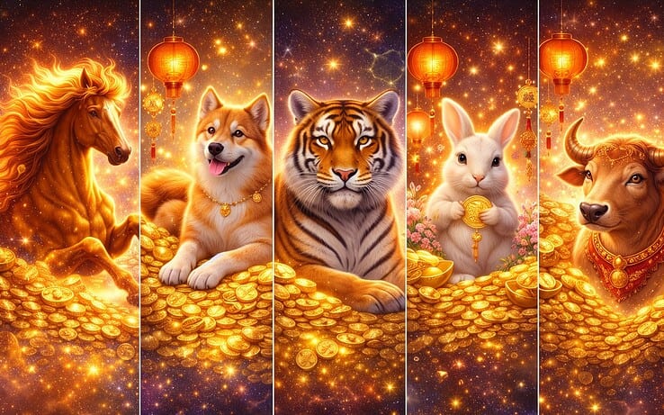 6 Κινέζικα Ζώδια Προσελκύουν Πλούτο & Επιτυχία στις 17 Φεβρουαρίου 2026
