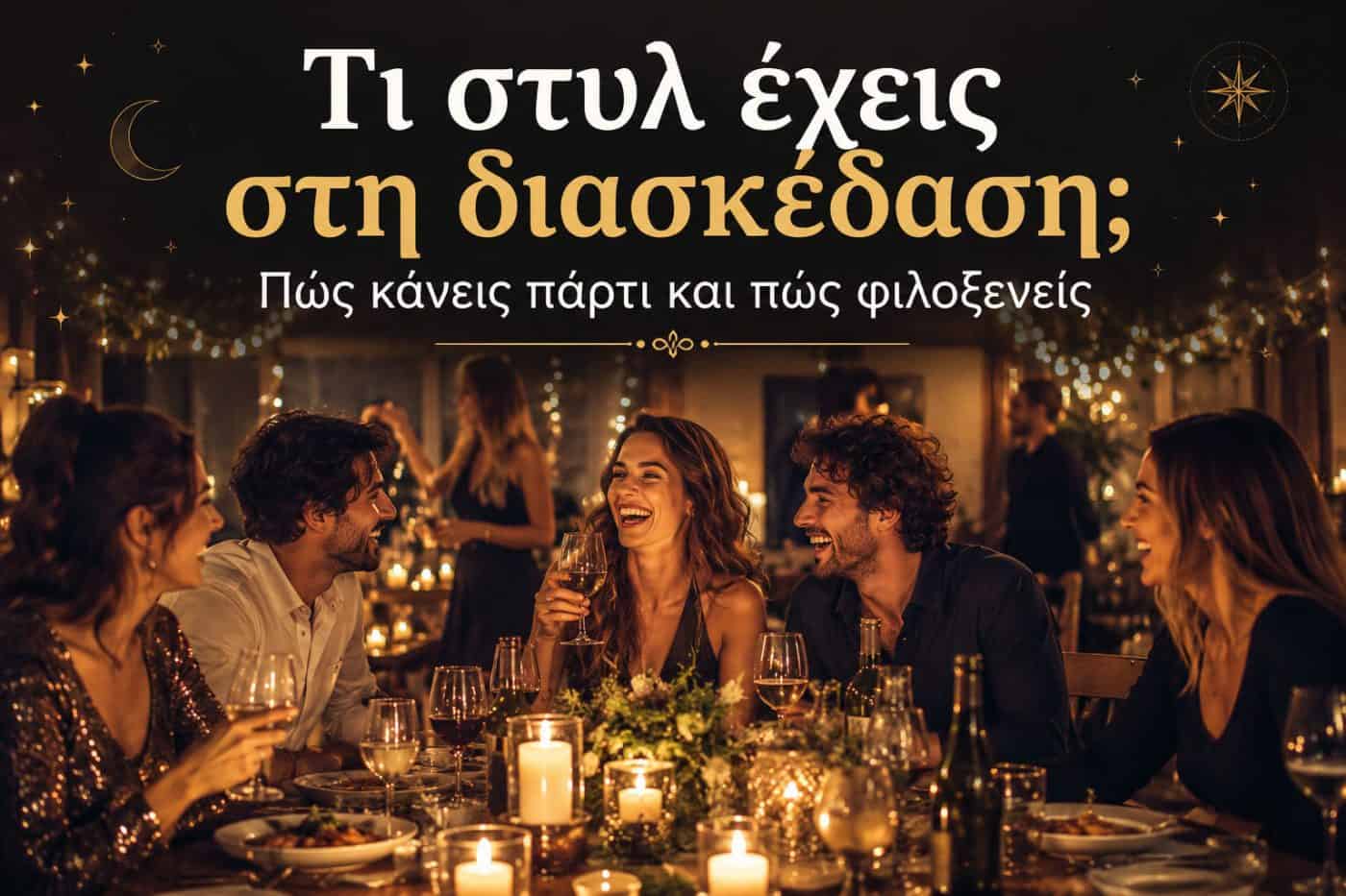 Τι στυλ έχεις στη διασκέδαση; Πώς κάνεις πάρτι και πώς φιλοξενείς