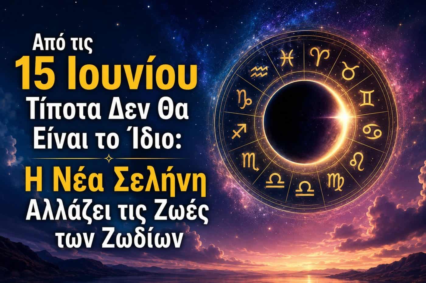 Από τις 15 Ιουνίου Τίποτα Δεν Θα Είναι το Ίδιο: Η Νέα Σελήνη Αλλάζει τις Ζωές των Ζωδίων
