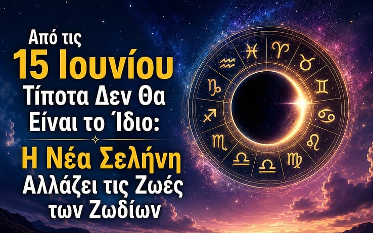 Από τις 15 Ιουνίου Τίποτα Δεν Θα Είναι το Ίδιο: Η Νέα Σελήνη Αλλάζει τις Ζωές των Ζωδίων