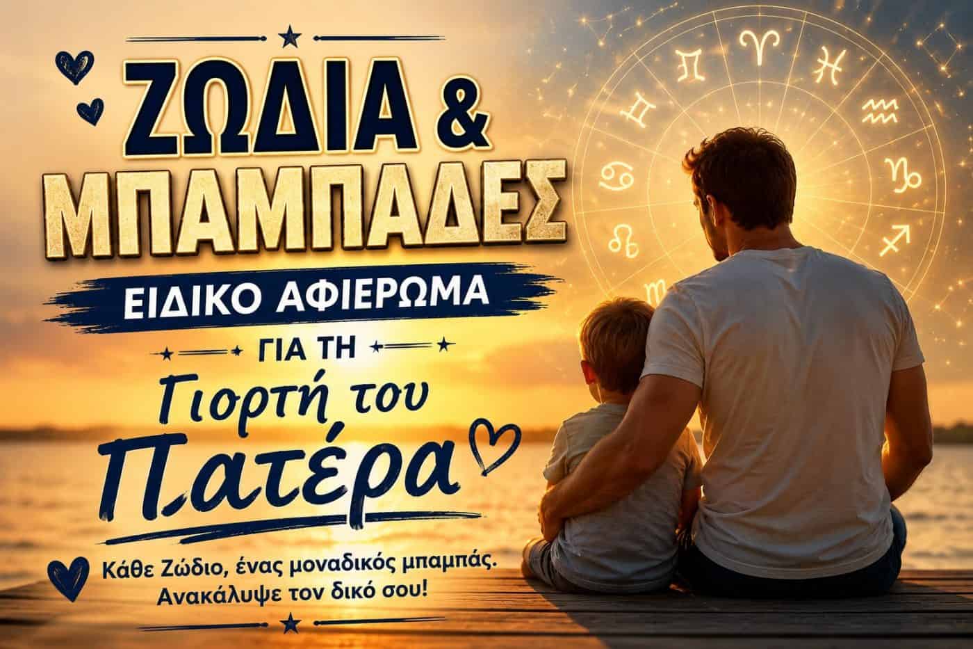 Ζώδια & μπαμπάδες – Ειδικό αφιέρωμα για τη γιορτή του Πατέρα