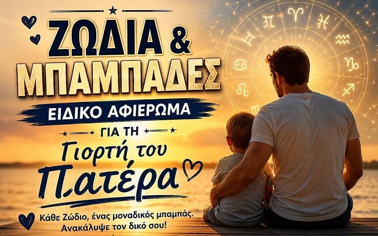 Ζώδια & μπαμπάδες – Ειδικό αφιέρωμα για τη γιορτή του Πατέρα