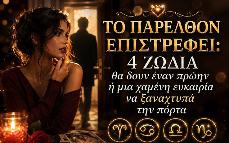 Το Παρελθόν επιστρέφει: 4 ζώδια θα δουν έναν πρώην ή μια χαμένη ευκαιρία να ξαναχτυπά την πόρτα