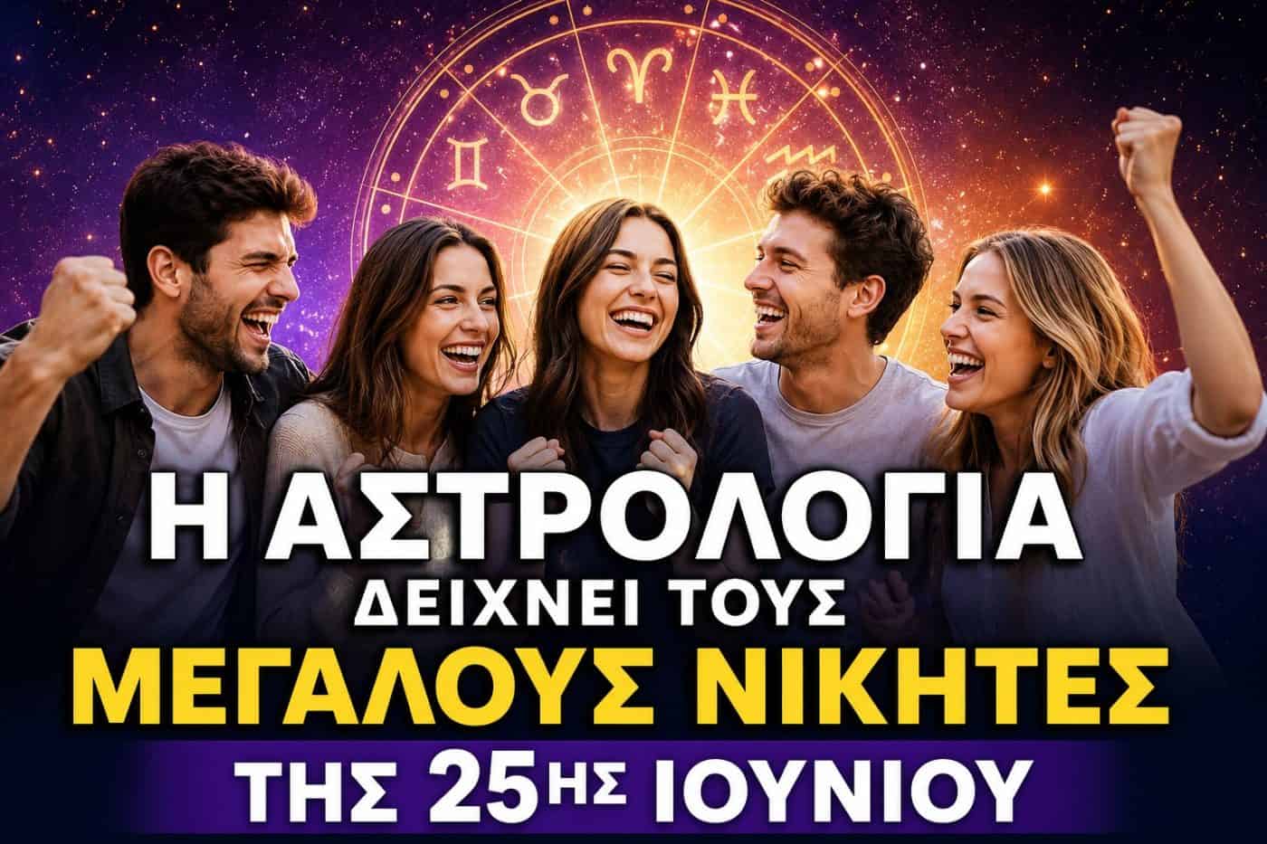 Η Αστρολογία δείχνει τους μεγάλους νικητές της 25ης Ιουνίου