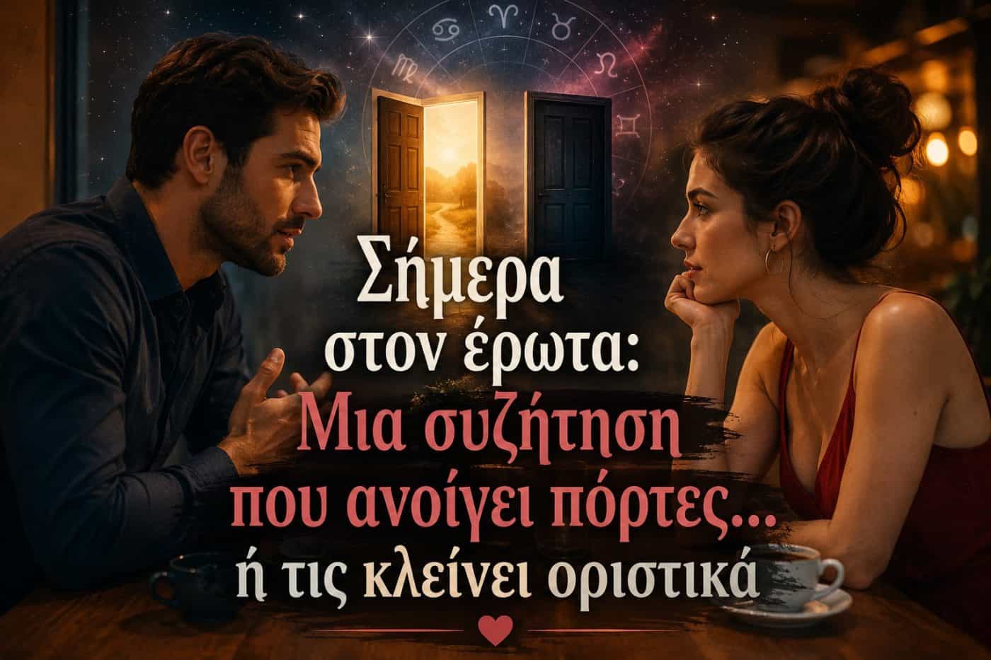 Σήμερα στον έρωτα: Μια συζήτηση που ανοίγει πόρτες… ή τις κλείνει οριστικά