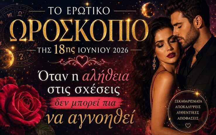 Το ερωτικό ωροσκόπιο της 18ης Ιουνίου: Όταν η αλήθεια στις σχέσεις δεν μπορεί πια να αγνοηθεί
