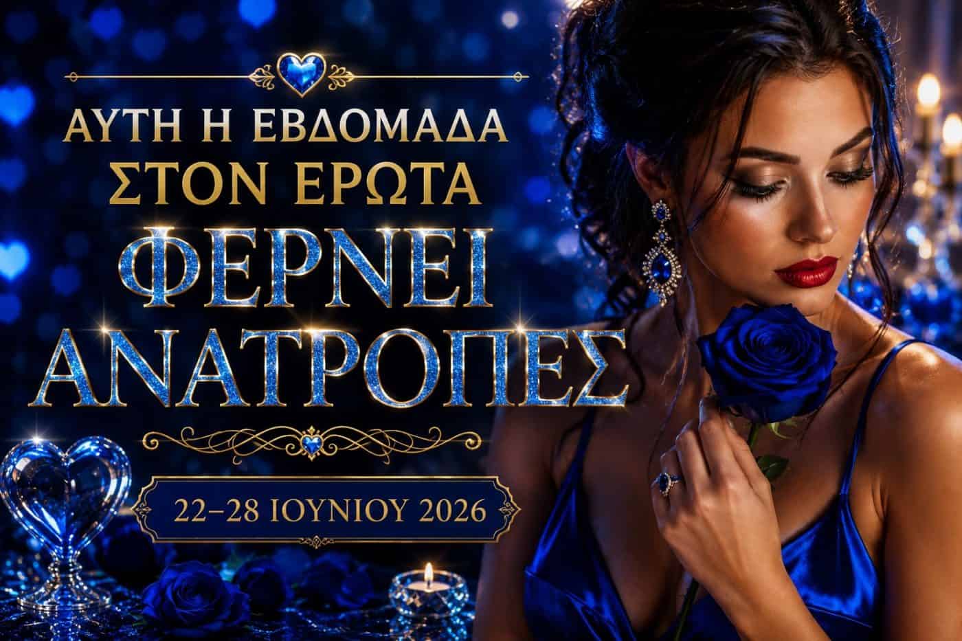 Αυτή η εβδομάδα στον έρωτα φέρνει ανατροπές — 22–28 Ιουνίου 2026