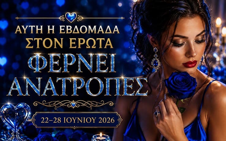 Αυτή η εβδομάδα στον έρωτα φέρνει ανατροπές — 22–28 Ιουνίου 2026