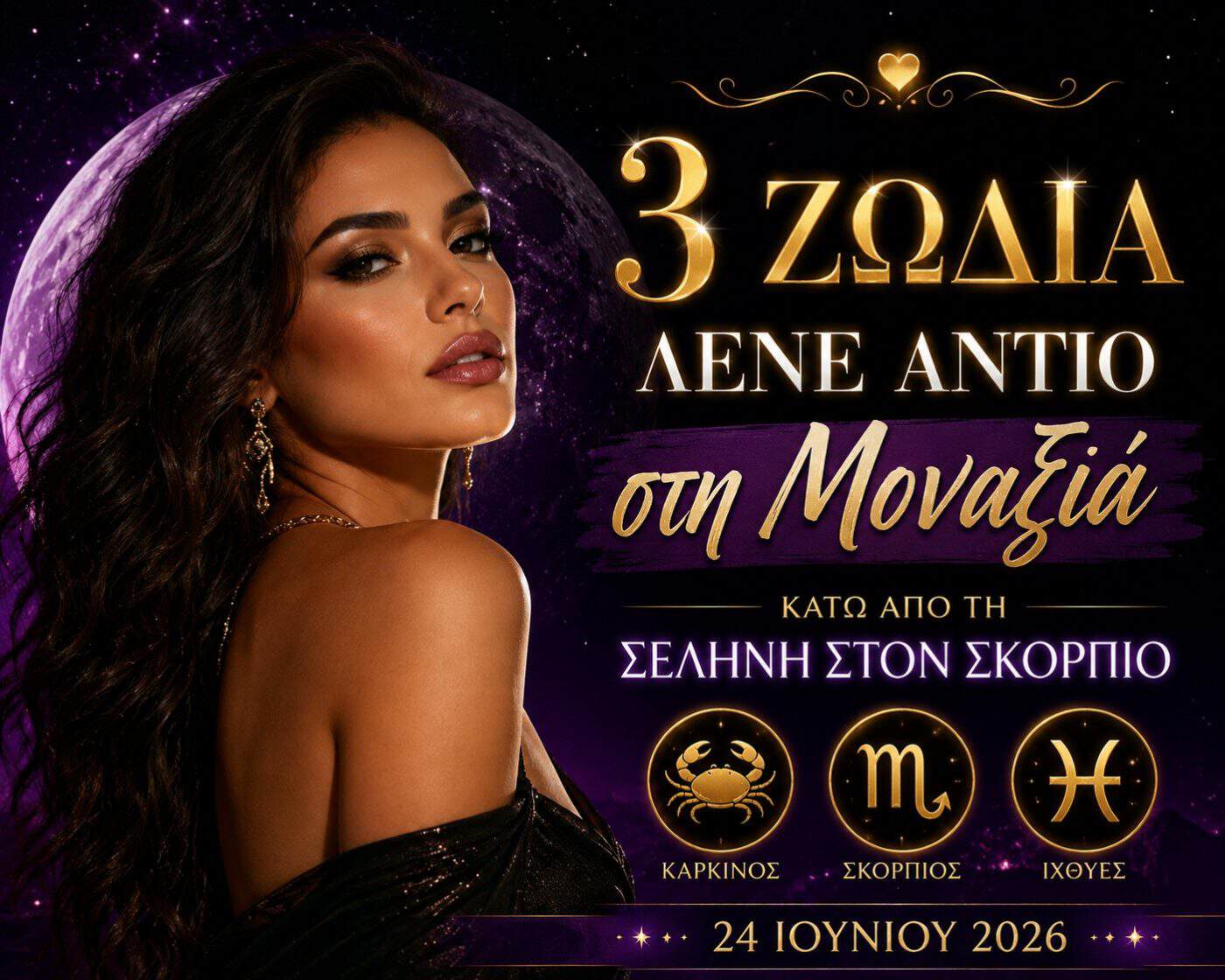3 Ζώδια λένε αντίο στη μοναξιά κάτω από τη σελήνη στον σκορπιό