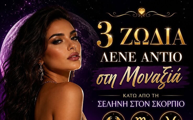 3 Ζώδια λένε αντίο στη μοναξιά κάτω από τη σελήνη στον σκορπιό