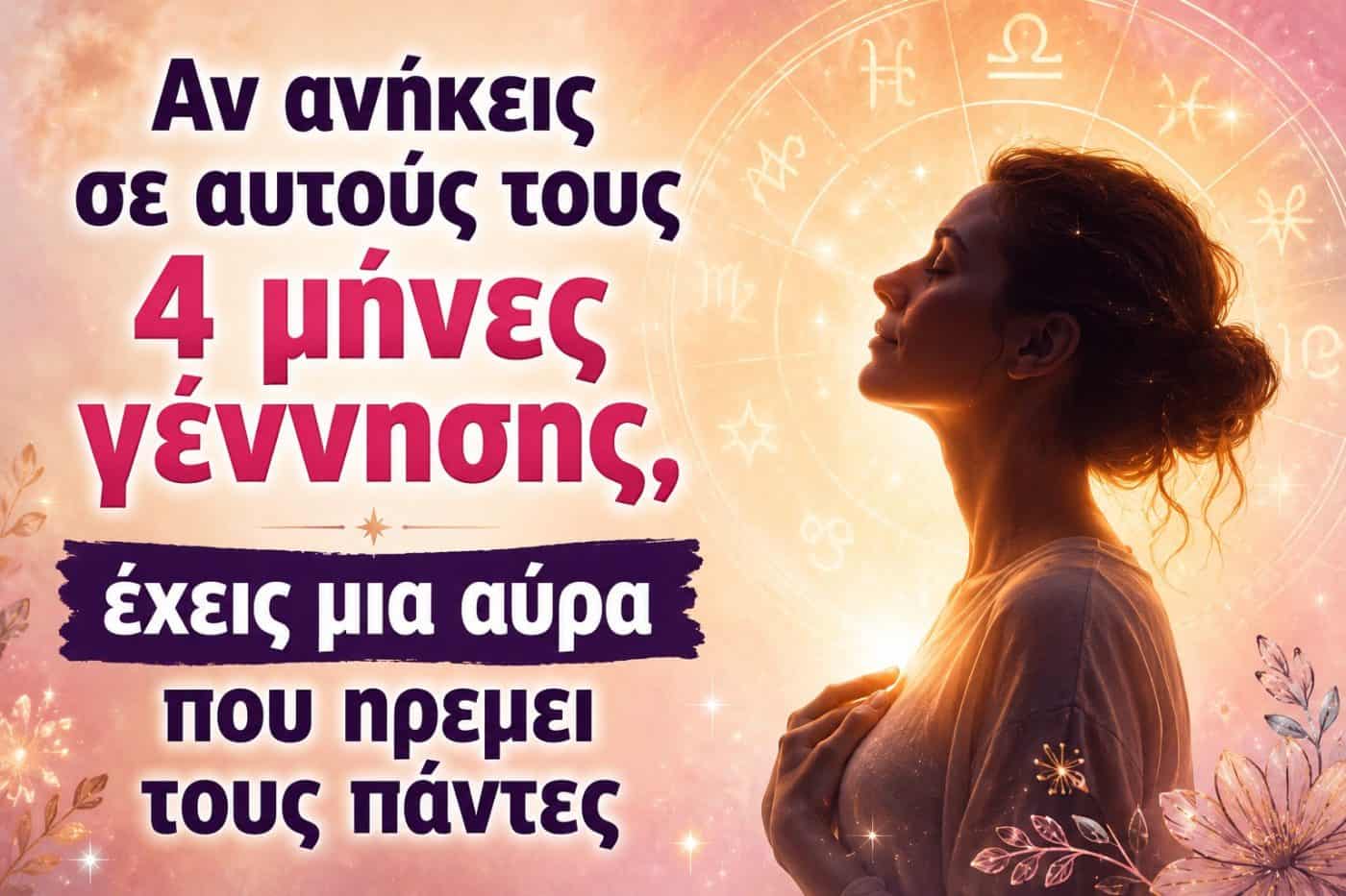 Αν ανήκεις σε αυτούς τους 4 μήνες γέννησης, έχεις μια αύρα που ηρεμεί τους πάντες
