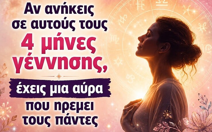 Αν ανήκεις σε αυτούς τους 4 μήνες γέννησης, έχεις μια αύρα που ηρεμεί τους πάντες