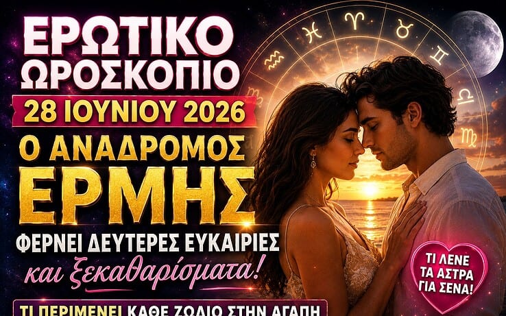 Το ερωτικό ωροσκόπιο της Κυριακής 28 Ιουνίου: Ο ανάδρομος Ερμής φέρνει δεύτερες ευκαιρίες και ξεκαθαρίσματα