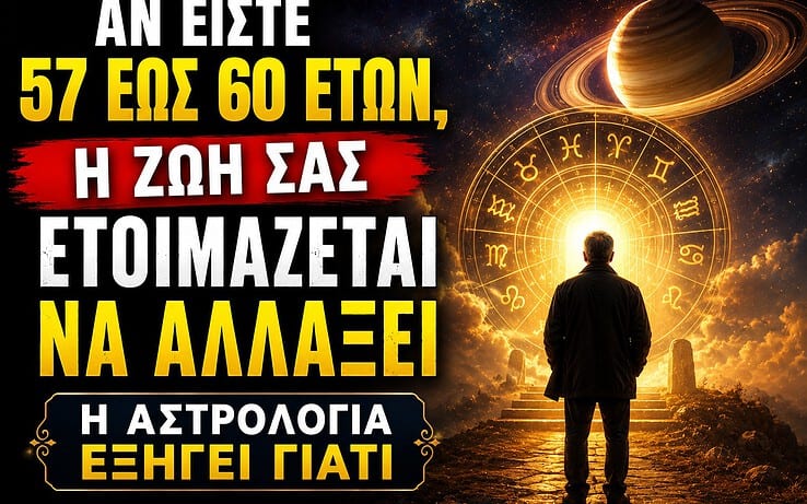 Αν Είστε 57 έως 60 Ετών, η Ζωή σας Ετοιμάζεται να Αλλάξει – Η Αστρολογία Εξηγεί Γιατί