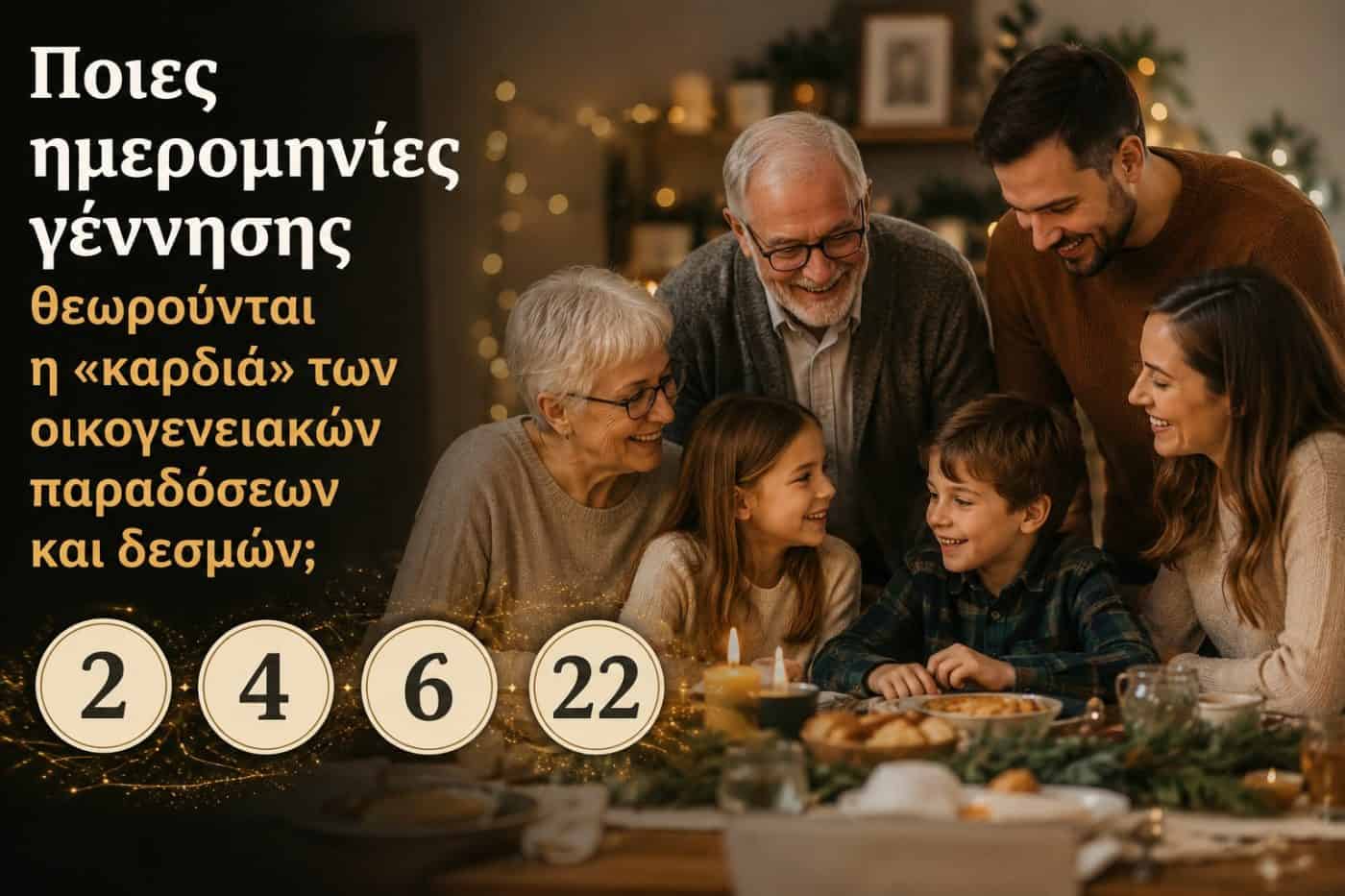 Ποιες ημερομηνίες γέννησης θεωρούνται η «καρδιά» των οικογενειακών παραδόσεων και δεσμών;