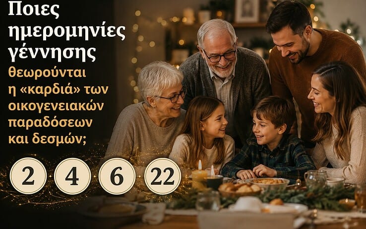 Ποιες ημερομηνίες γέννησης θεωρούνται η «καρδιά» των οικογενειακών παραδόσεων και δεσμών;