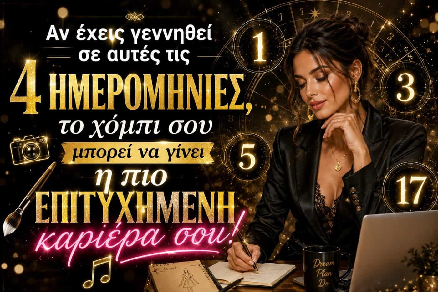 Αν έχεις γεννηθεί σε αυτές τις 4 ημερομηνίες, το χόμπι σου μπορεί να γίνει η πιο επιτυχημένη καριέρα σου