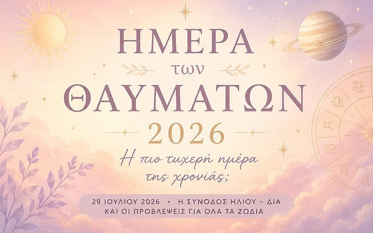 Είναι η 29η Ιουλίου – Η Ημέρα των Θαυμάτων – η πιο τυχερή ημέρα της χρονιάς σας;