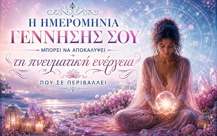 Η ημερομηνία γέννησής σου μπορεί να αποκαλύψει τη πνευματική ενέργεια που σε περιβάλλει