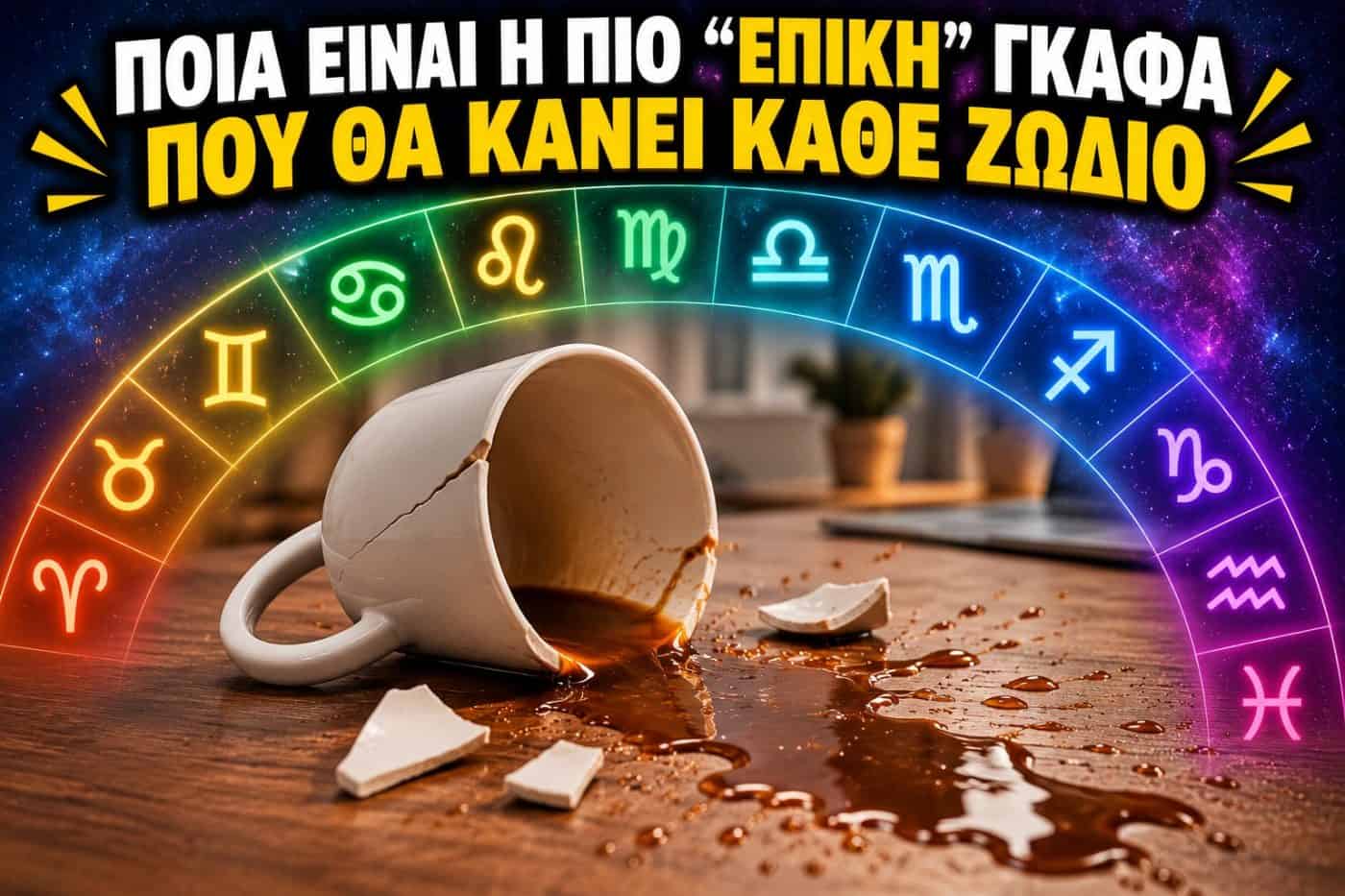 Ποια Είναι η Πιο “Επική” Γκάφα που Θα Κάνει Κάθε Ζώδιο