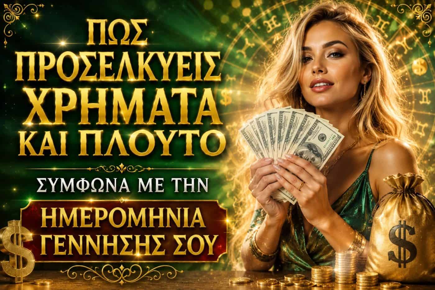 Πώς προσελκύεις χρήματα και πλούτο σύμφωνα με την ημερομηνία γέννησής σου