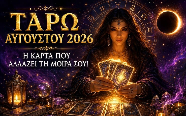 Μηνιαίο ωροσκόπιο Ταρώ Αυγούστου 2026: Η κάρτα που καθοδηγεί το ζώδιό σου
