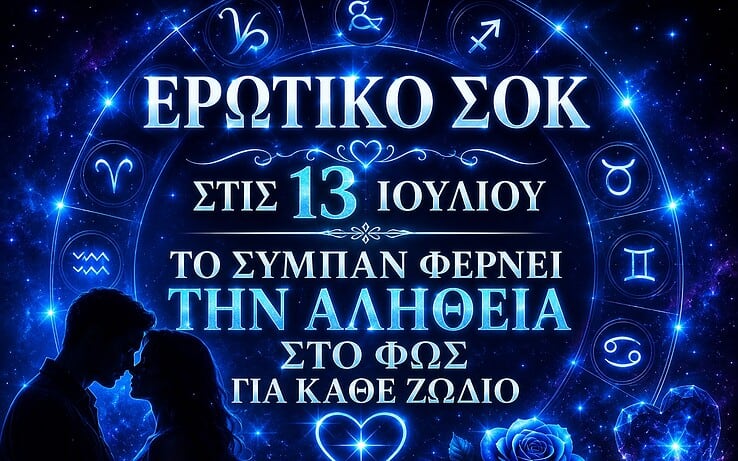 Ερωτικό σοκ στις 13 Ιουλίου: Το σύμπαν φέρνει την αλήθεια στο φως για κάθε ζώδιο