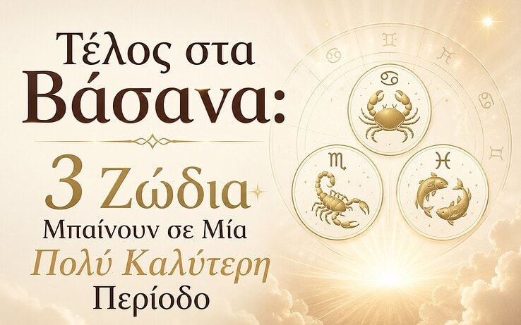 Τέλος στα Βάσανα: 3 Ζώδια Μπαίνουν σε Μια Πολύ Καλύτερη Περίοδο