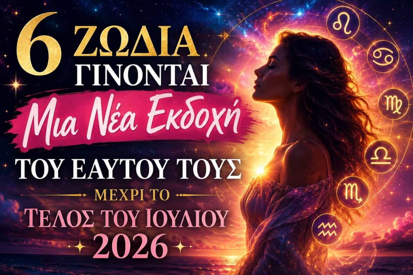 6 Ζώδια Γίνονται Μια Εντελώς Νέα Εκδοχή Του Εαυτού Τους Μέχρι το Τέλος του Ιουλίου 2026