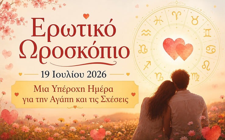 Ερωτικό Ωροσκόπιο 19 Ιουλίου 2026: Μια Υπέροχη Ημέρα για την Αγάπη και τις Σχέσεις