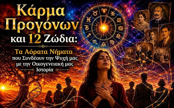 Κάρμα προγόνων και 12 ζώδια: Τα αόρατα νήματα που συνδέουν την ψυχή μας με την οικογενειακή μας ιστορία