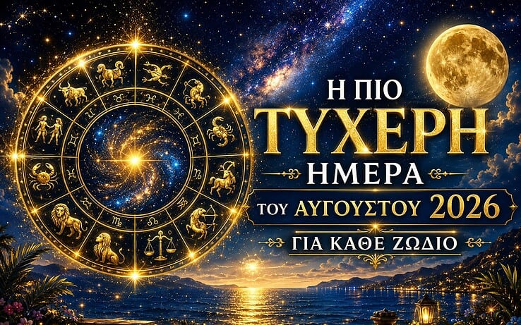 Η πιο τυχερή ημέρα του Αυγούστου 2026 για κάθε ζώδιο