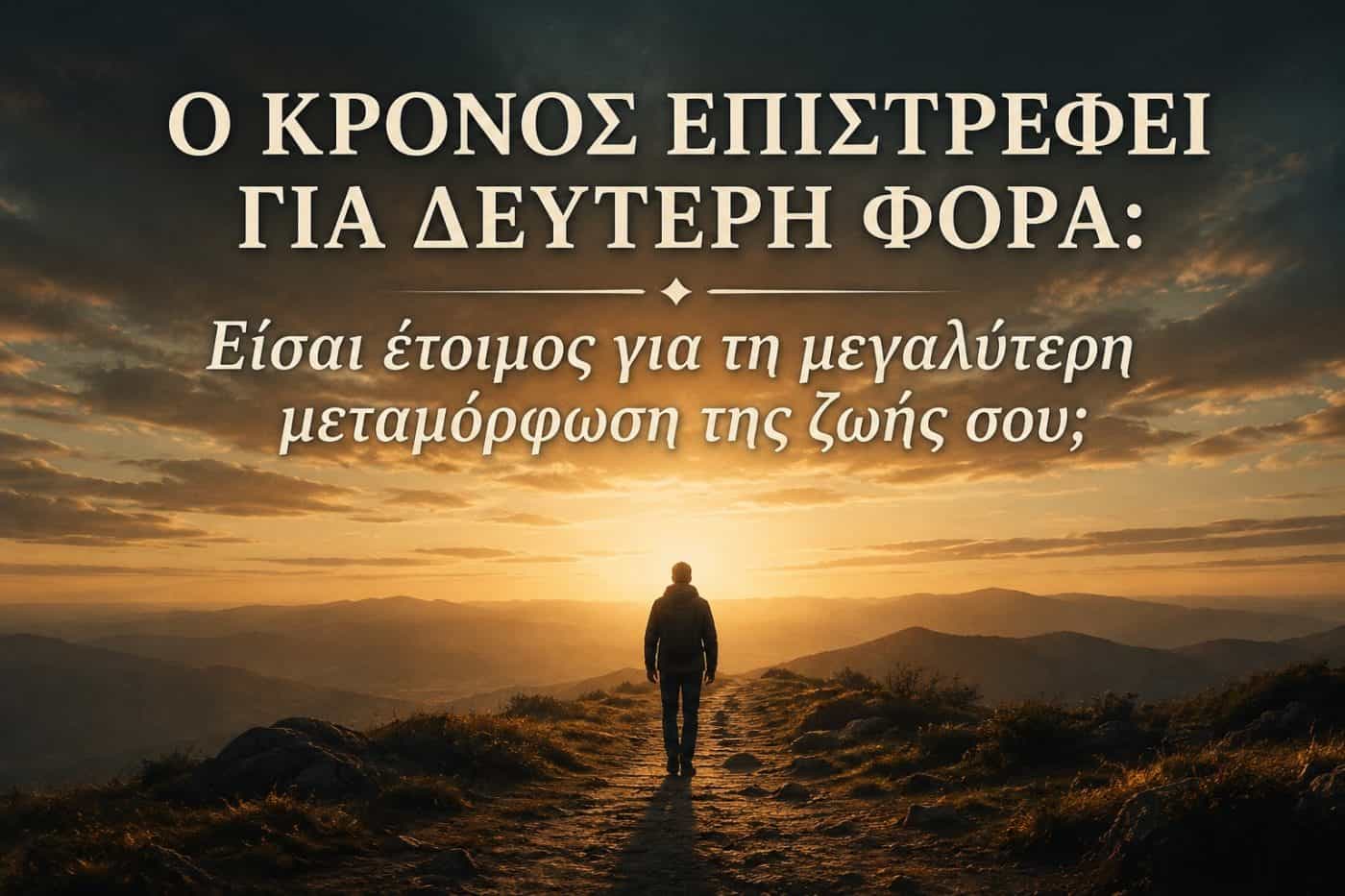 Ο Κρόνος επιστρέφει για δεύτερη φορά — Είσαι έτοιμος για τη μεγαλύτερη μεταμόρφωση;