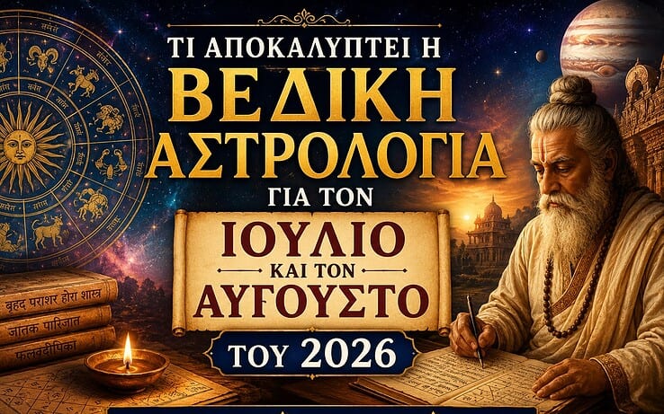 Βεδική Αστρολογία: Πώς θα Επηρεάσουν ο Ιούλιος και ο Αύγουστος του 2026 το Ζώδιό σου
