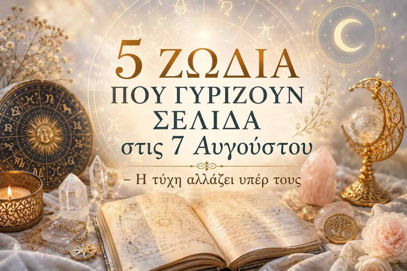 5 ζώδια που γυρίζουν σελίδα στις 7 Αυγούστου – Η τύχη αλλάζει υπέρ τους
