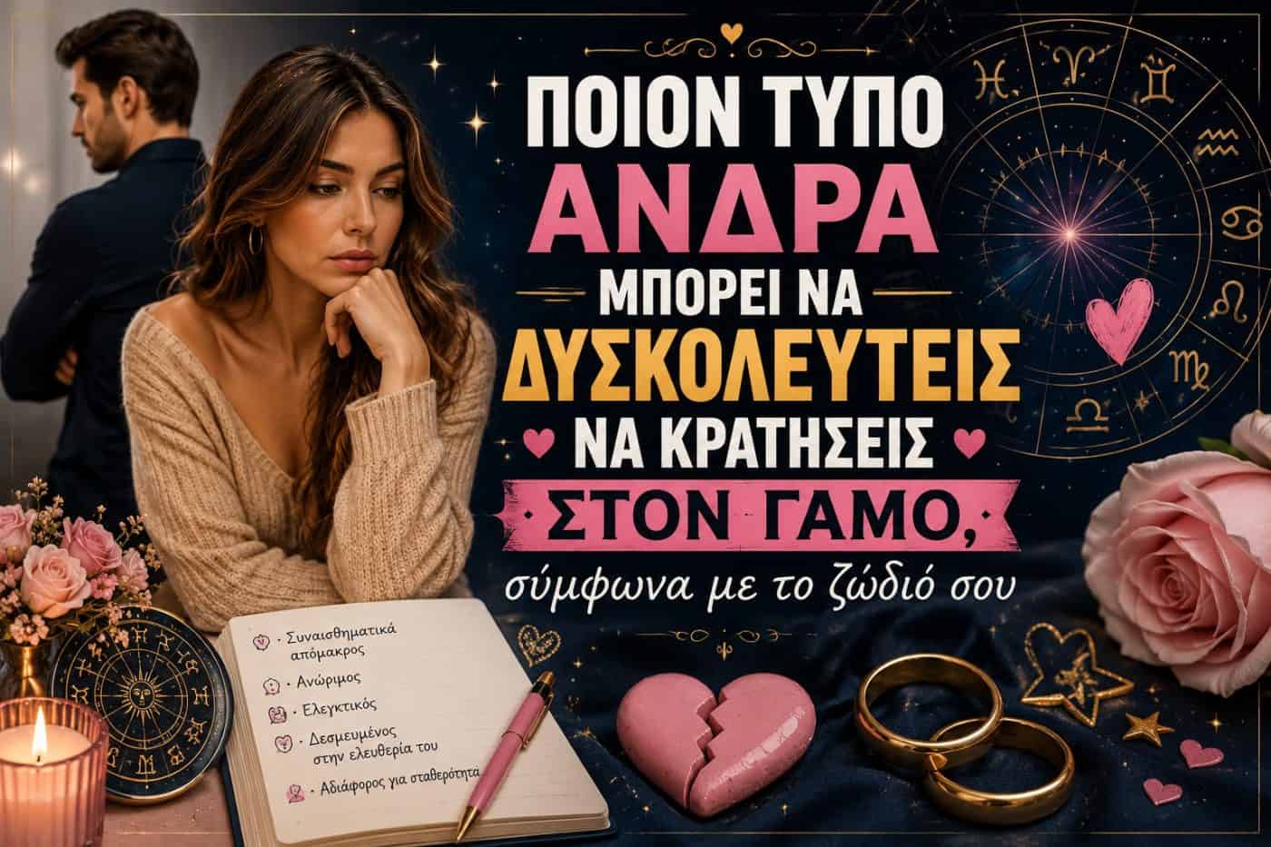 Ποιον τύπο άνδρα μπορεί να δυσκολευτείς να κρατήσεις στον γάμο, σύμφωνα με το ζώδιό σου