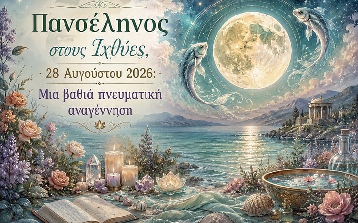 Πανσέληνος στους Ιχθύες, 28 Αυγούστου 2026: Μια βαθιά πνευματική αναγέννηση