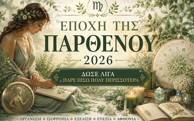 Εποχή της Παρθένου 2026: Δώσε λίγα, πάρε πίσω πολύ περισσότερα