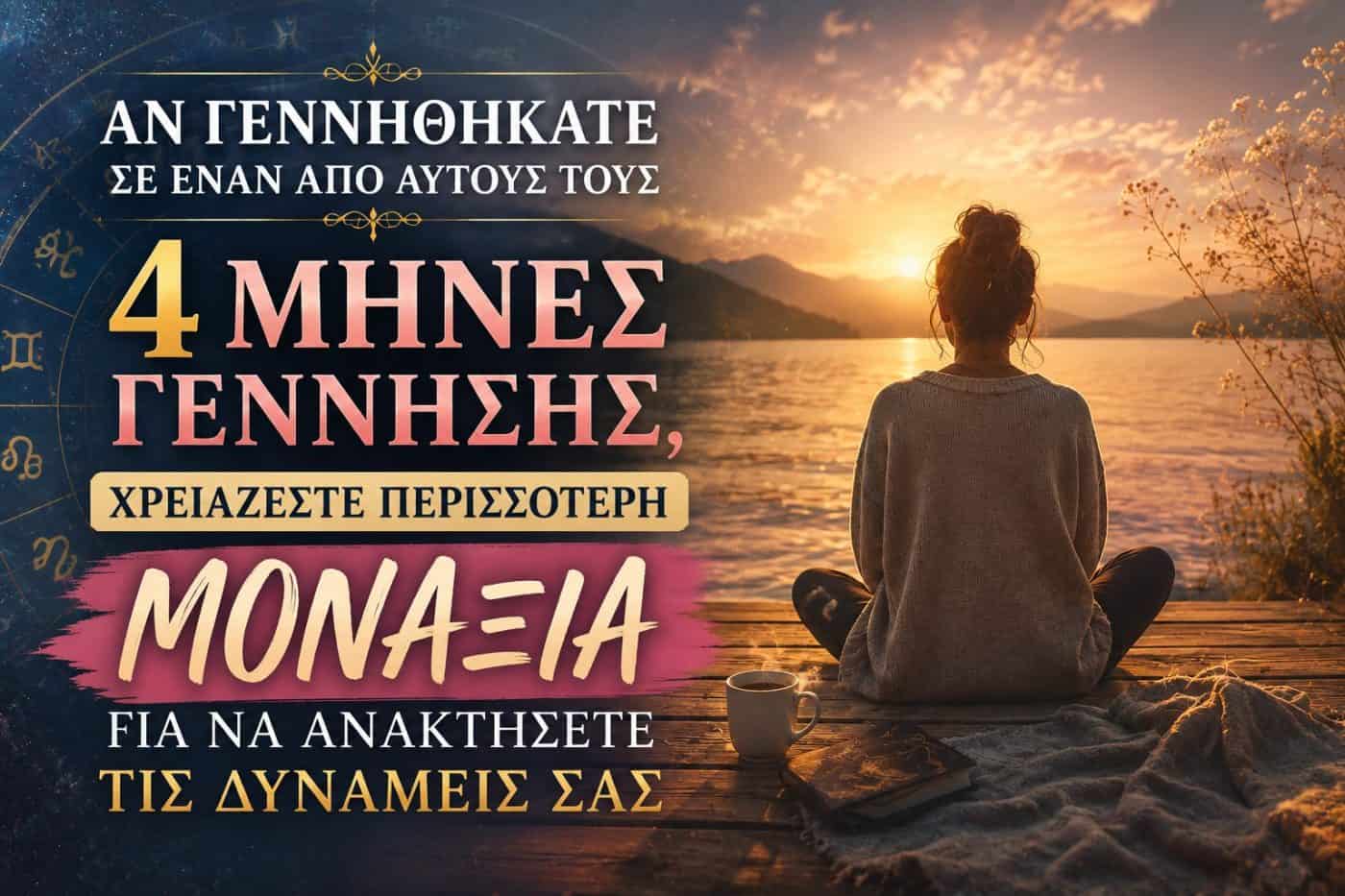 Αν γεννηθήκατε σε έναν από αυτούς τους 4 μήνες, χρειάζεστε περισσότερη μοναξιά για να ανακτήσετε τις δυνάμεις σας