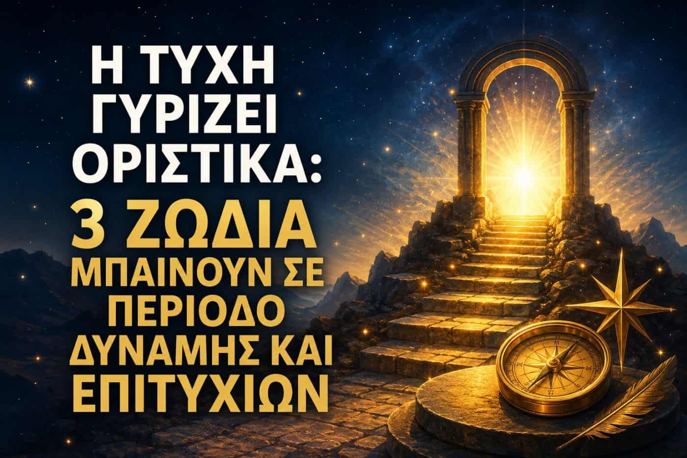 Η τύχη γυρίζει οριστικά: 3 ζώδια μπαίνουν σε περίοδο δύναμης και επιτυχιών