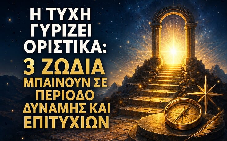 Η τύχη γυρίζει οριστικά: 3 ζώδια μπαίνουν σε περίοδο δύναμης και επιτυχιών