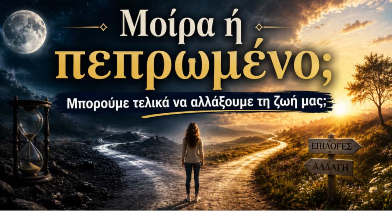 Μοίρα ή πεπρωμένο; Μπορούμε τελικά να αλλάξουμε τη ζωή μας;