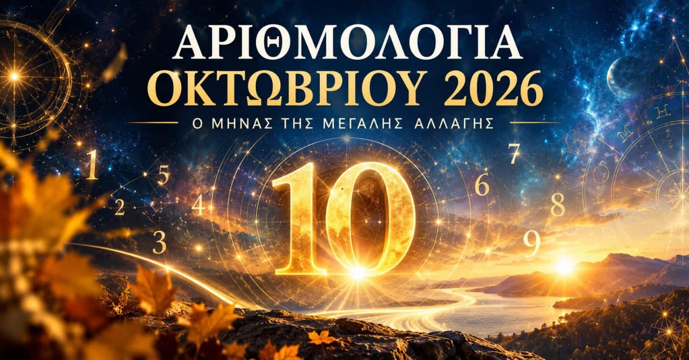 Αριθμολογία Οκτωβρίου 2026: Ο μήνας που μπορεί να αλλάξει τα πάντα